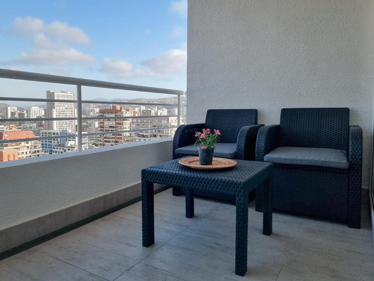 Exclusivo Departamento A Pasos De La Playa En Vina Apartman Vina del Mar Kültér fotó