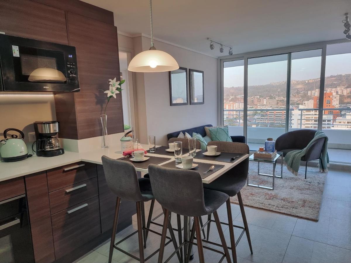 Exclusivo Departamento A Pasos De La Playa En Vina Apartman Vina del Mar Kültér fotó