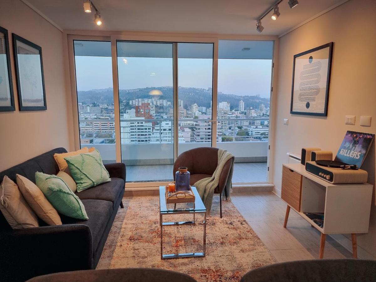 Exclusivo Departamento A Pasos De La Playa En Vina Apartman Vina del Mar Kültér fotó