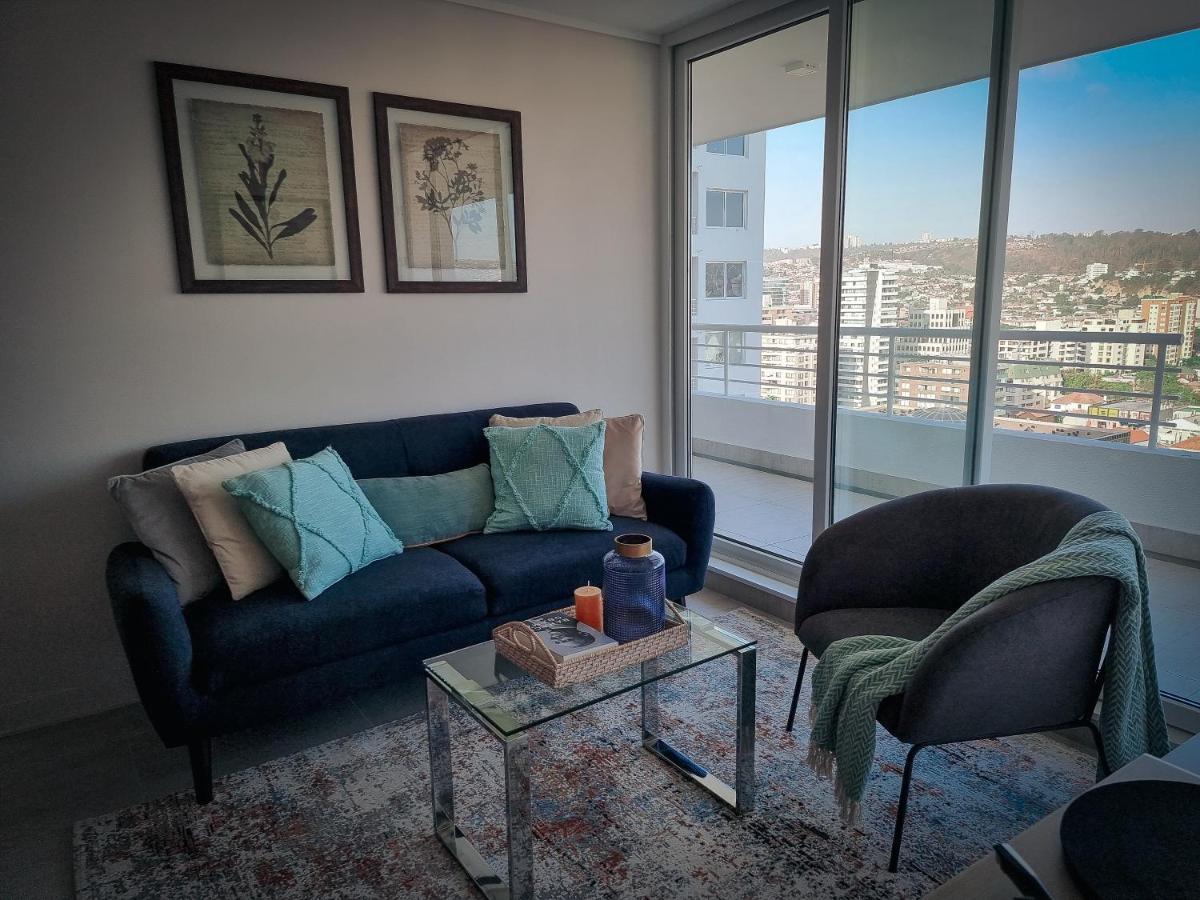 Exclusivo Departamento A Pasos De La Playa En Vina Apartman Vina del Mar Kültér fotó